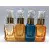 Buy cheap Luxury Glass Lotion Bottles High End Color Lacquering With Pump Cap from wholesalers