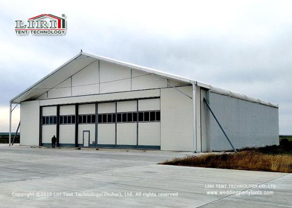 Buy cheap Waterproof 20m Aircraft Hangar Tent With Electric Rolling Door from wholesalers