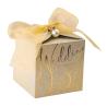 Buy cheap Wholesale Luxury Gold and Silver Card Logo Food Packaging Box Custom Color Wedding Candy Chocolate from wholesalers