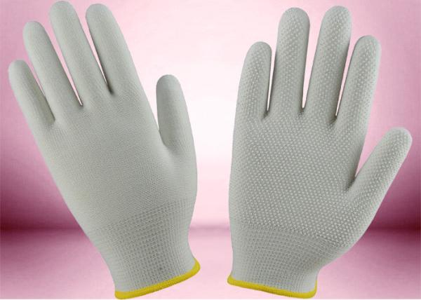 Buy cheap Slip Proof Cotton Knitted Gloves 13 Gauge 100% Polyester Seamless Gloves from wholesalers