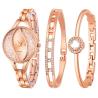 Buy cheap CE ROHS Fashion Ladies Quartz Watch Diamond Bracelet Set from wholesalers