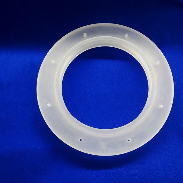 Buy cheap Environmental Protection Quartz Tube Flange 99.99%-99.9999% Material from wholesalers