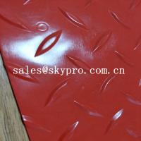 Buy cheap Black 2mm / 3mm Plastic Sheet PVC anti slip vinyl film roll pvc fine ribbed product