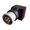 Buy cheap Grey Deutsch 6 Pin J1708 Female to Right Angle OBD2 OBDII J1962 Female Adapter from wholesalers