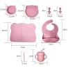 Buy cheap Durable Silicone Baby Feeding Set 6 Pcs BPA Free Plates Straw Sippy Cup from wholesalers