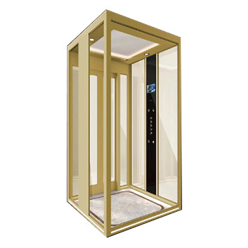 VVVF Intelligent Traction Elevator Monarch System Home Elevator Lift Machine