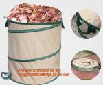 Leaf Collector Bag, Garden Waste Bags, Recycle Garden Waste Woven Bag, pop-up