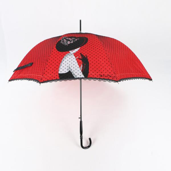 Buy cheap Compact Wind Resistant Umbrella , 23 Inch Ladies Walking Stick Umbrella from wholesalers