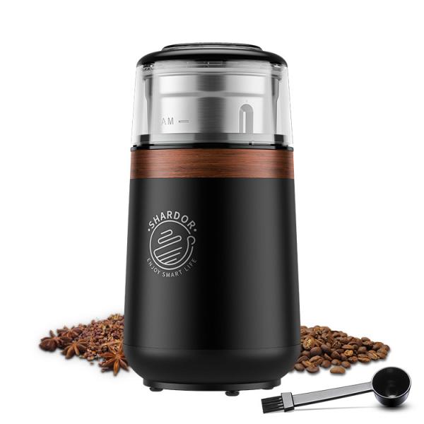 Buy cheap Black OEM Automatic Coffee Machine SS304 Electric Blade Cups Professional Espresso Grinder from wholesalers