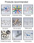 Electrical Contact Battery Holder Spring Customized Size