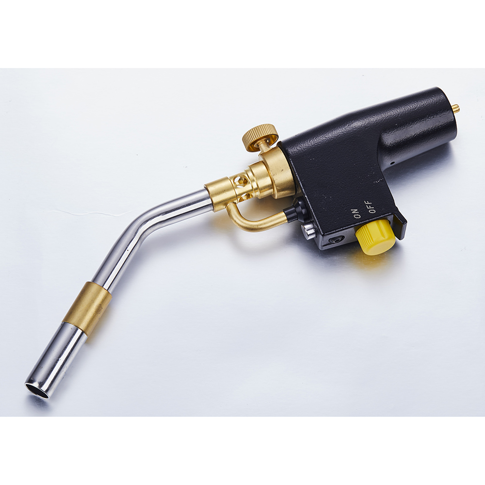 OBM Support CGA600 Soldering and Brazing Thread Trigger-Start Torch Head Propane Mapp Torch 1300°C