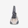 Buy cheap 20cm 13cm Womens Leather Bag Gray Blue Hand Messenger Bag from wholesalers
