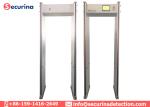 7 Inch LCD Screen Metal Detector Gate 33 Zones For Hotel / Church / Shopping