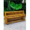 Buy cheap 220 Cm Height Bamboo Tiki Bar With Roof 4 Pieces Bamboo Bar Stools from wholesalers