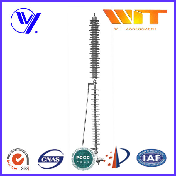Buy cheap 110KV Transmission Line Surge Arrester , KEMA Lightweight Lightning Protector from wholesalers