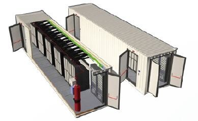40FT Containerized Modular Data Center Prefabricated For IT System