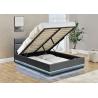 Buy cheap Grey Leather Storage Bed With LED On The Headboard from wholesalers