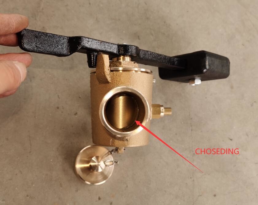 Marine Bronze Self-Closing Gate Valve Head for Sounding Pipe CB/T3778-99