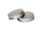 64*15 Aluminum Cap Plastic Glass Bottle With Round Metal Screw Cap Cosmetic Wide