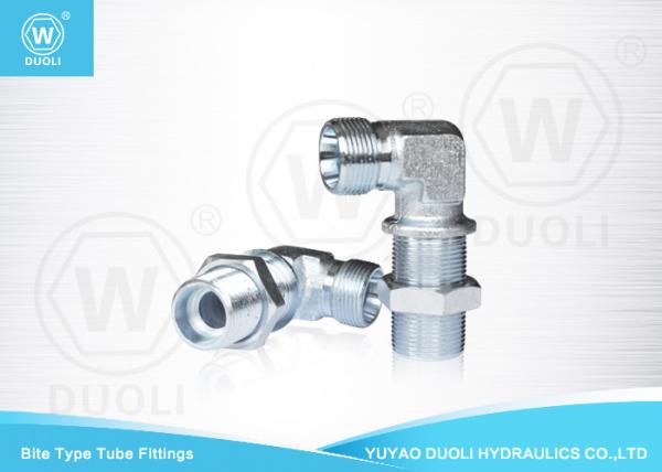 Buy cheap 6D9 90 Degree Hydraulic Bulkhead Bite Type Tube Fitting Metric Male 24 Degree H.T. from wholesalers