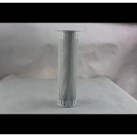 Buy cheap Grinding Coating Perforated Metal Tube , Custom Length Perforated Steel Tube product