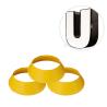 Buy cheap Yellow Charms Galvanized Led Acrylic Letter Sign Trim Cap By Enseigne Logo from wholesalers
