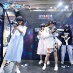 9D VR Arcade Machine weight 400kg VR Shooting Game Simulator For VR Theme park