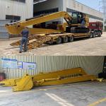Q355B Mini Excavator Long Reach , 20m Arm Construction Equipment Parts Dipper