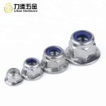 DIN 980 Metal Self Locking Nut , M5 M6 Flange Lock Nut Galvanized