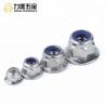 Buy cheap Flange Stainless Steel Nyloc Nuts M4 M5 M6 M8 M10 DIN6926 from wholesalers