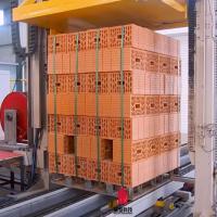 Buy cheap Automatic Clay Brick Packaging Machine Belt Strapping And Packaging System product