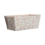 Natural Recyclable Disposable Rectangle Corrugated Paper Loaf Pan
