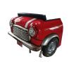 Buy cheap Vintage Classic Mini Car Sofa Couch With Black PU Leather Seat from wholesalers