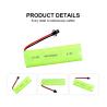 Buy cheap NIMH Nickel Metal Hydride Battery AA Size 4.8v Battery Pack 2400mah from wholesalers