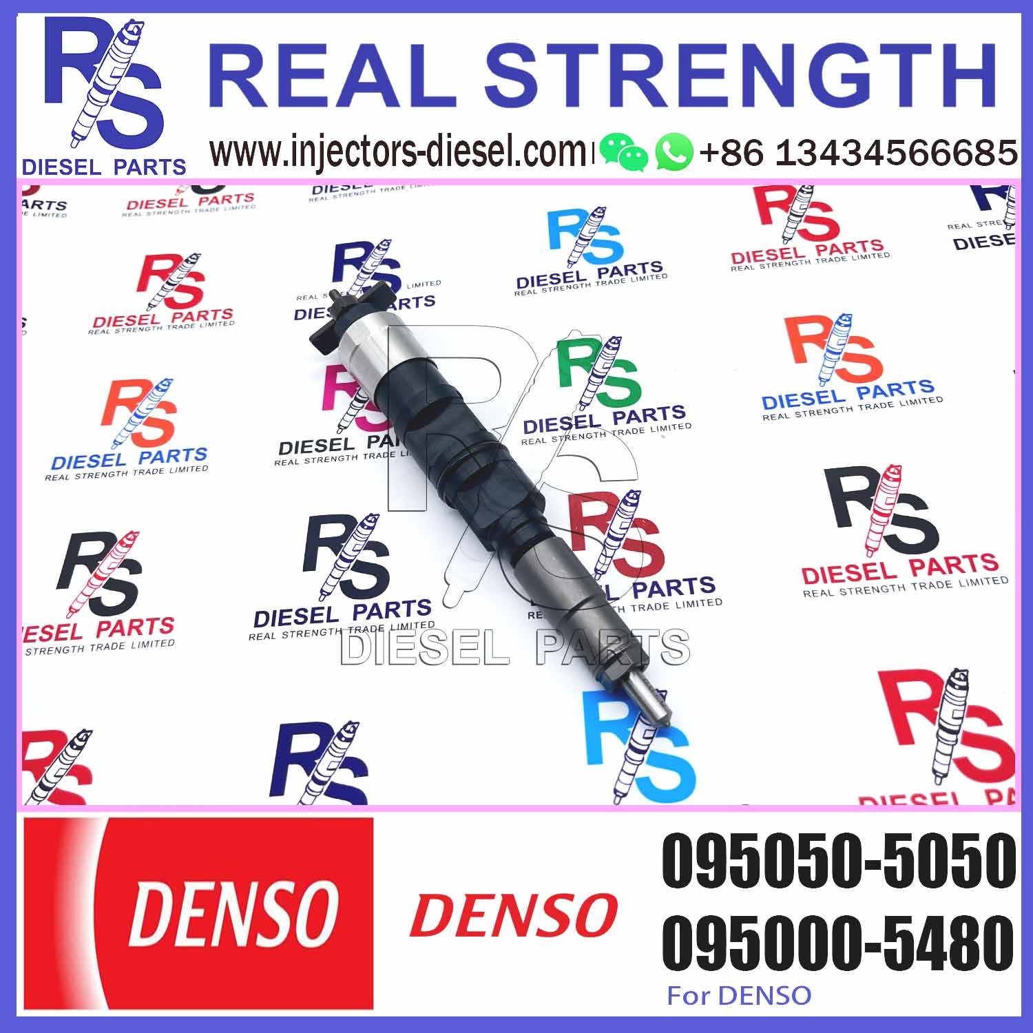 Common Rail Diesel Fuel Injector 095050-5050 RE507860 RE516540 RE519730 RE501924 For John Deere Tractor