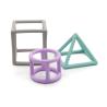 Buy cheap Custom Logo Geometric Food Grade Silicone Teethers Natural Non Toxic from wholesalers