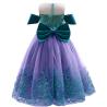 Buy cheap Mermaid Princess Dress Girls Sequin Bow Dress Summer Children'S Clothing from wholesalers