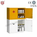 Adjustable Shelves Hazardous Storage Cabinet Security Lock For Lab Chemical