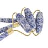 Buy cheap Blue Spots Sodalite Jasper Double Jade Roller For Dark Circles from wholesalers