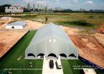 Fire Retardant Outdoor Curved Tent For Big Sport Event / Party Tent Marquee