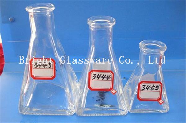 Buy cheap triangle shape glass bottle, perfume glass bottle wholesale from wholesalers