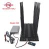 Buy cheap 80m Stationary Cell Signal Disruptor GSM 3G 4G 5G Mobile Phone 22 Bands 46w from wholesalers