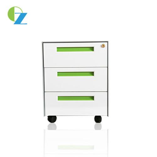 Buy cheap Three Drawer Mobile Pedestal Cabinet / Metal Filing Cabinet Office Furniture from wholesalers