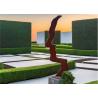 Buy cheap Custom Rusty Outdoor Metal Garden Art Corten Steel Face Sculpture from wholesalers