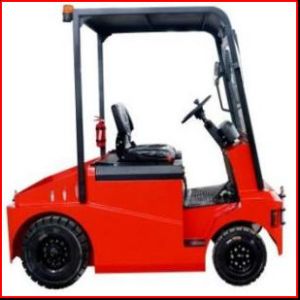 China Seated Electric Tractor Trailer Electric Truck Tractor 3000 KG AC Drive Brushless on sale