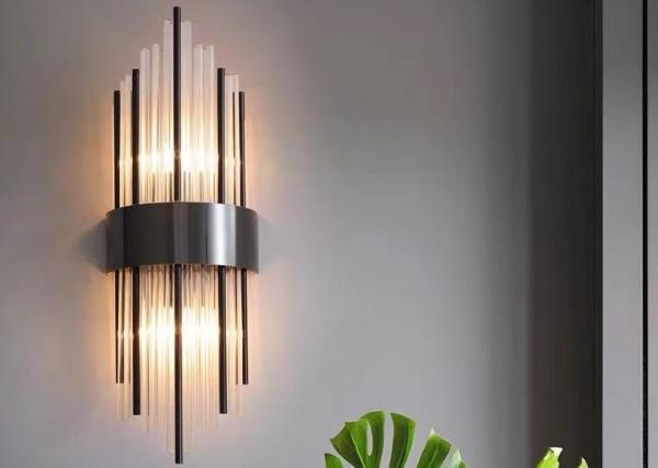 Buy cheap Luxury Design Indoor Decoration Living Room Dining Room Staircase Modern LED Crystal Wall Lamp from wholesalers