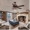 Buy cheap 52Inch Remote Control 120V Modern Crystal Ceiling Lamp In Dining Room from wholesalers