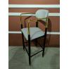 Buy cheap Delicate Smooth Texture 112cm Wrought Iron Bar Chair from wholesalers