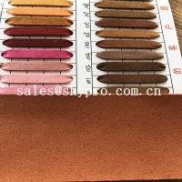 Buy cheap Chamois PU Synthetic Leather for car seat and sofa , pvc pu faux leather product