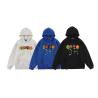 Buy cheap Anti Pilling Embroidered Long Sleeve Sweatshirts Loose Floral Fleece Hoodie from wholesalers